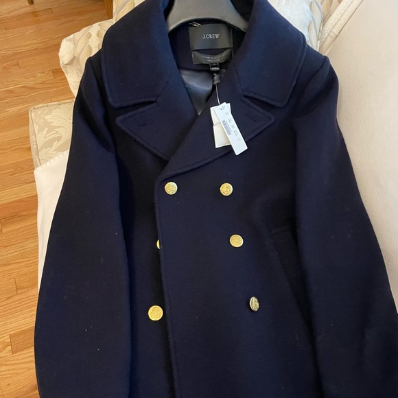 JCrew Navy Pea Coat